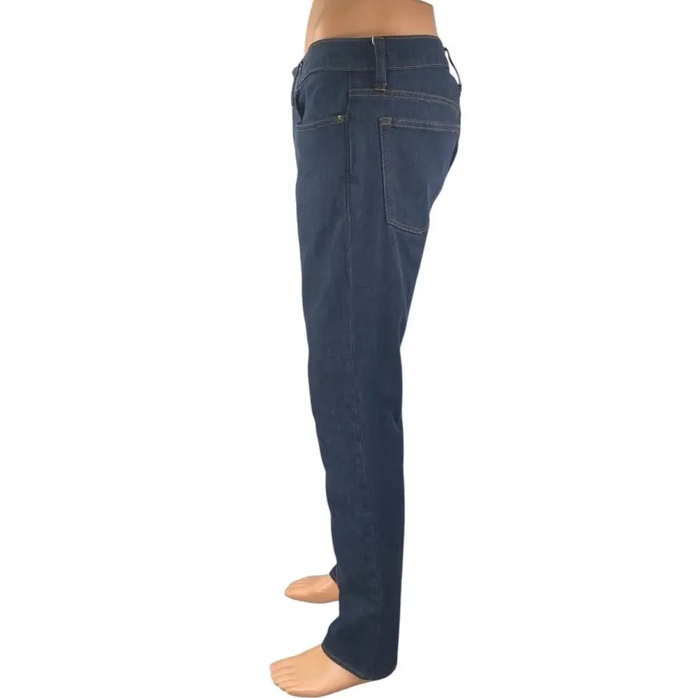 J.Crew Destination Men's Blue High Waist Straight Leg Slim Denim Jeans Pants 33